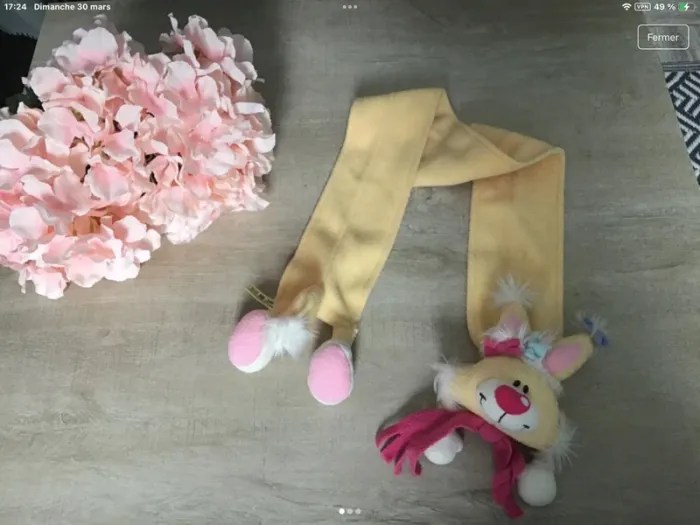 Vintage écharpe lapin mimihopps DIDDL
