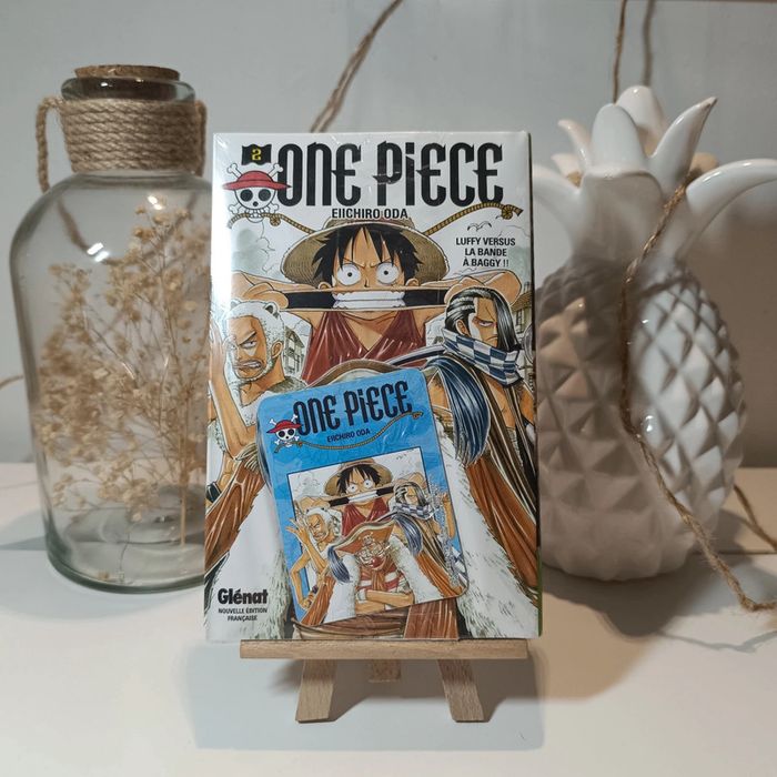 Manga one piece tome 2 + magnet
