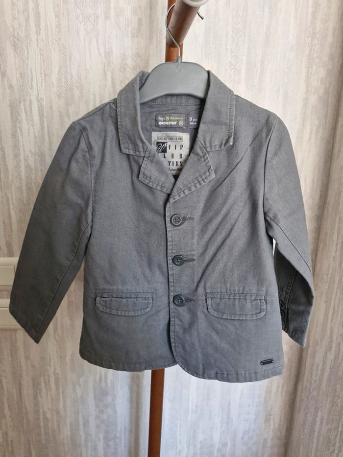 Ensemble enfant 3 ans Orchestra Lin Coton Blazer Pantalon - photo numéro 3