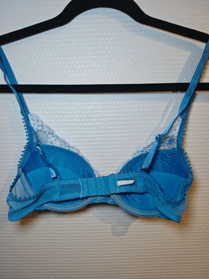 Soutien-gorge Passionata bleu en dentelle - photo numéro 3