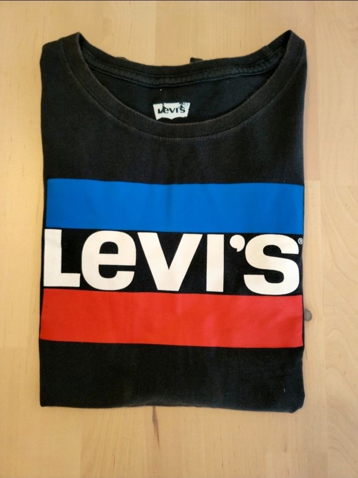 T-Shirt Levi's À Manches Courtes, noir, taille 16 ans, très bon état