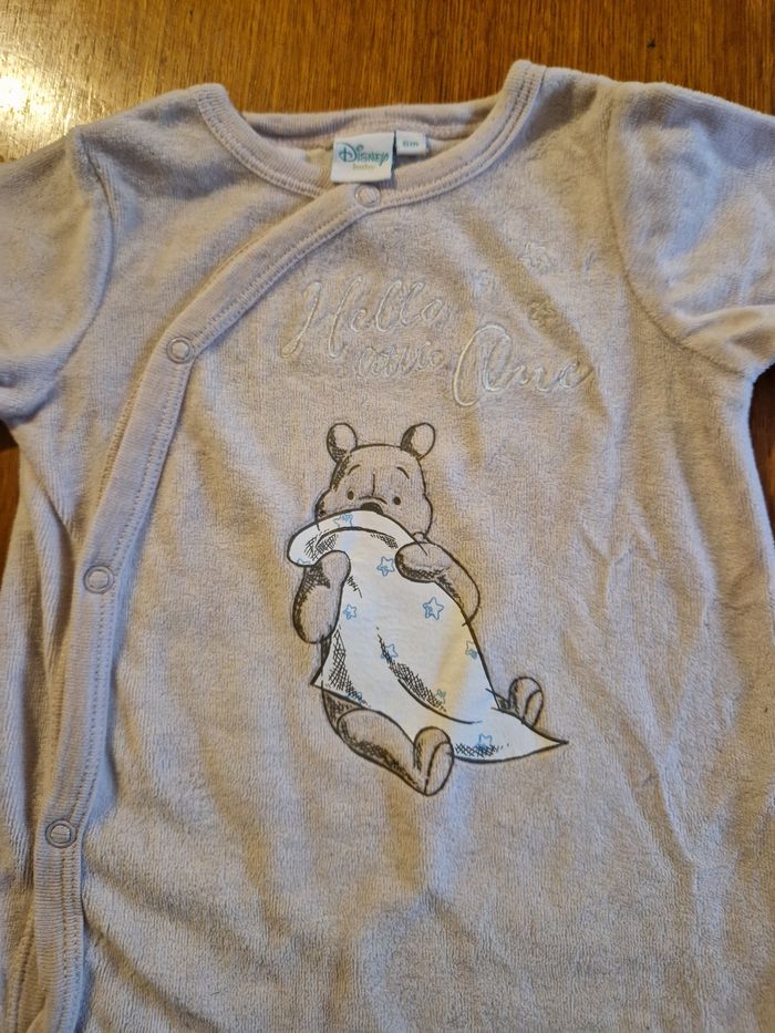 Pyjama Winnie l'ourson 6 mois - photo numéro 2