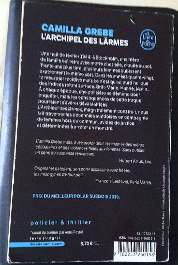 L’archipel des Lärmes – Camilla Grebe - photo numéro 2