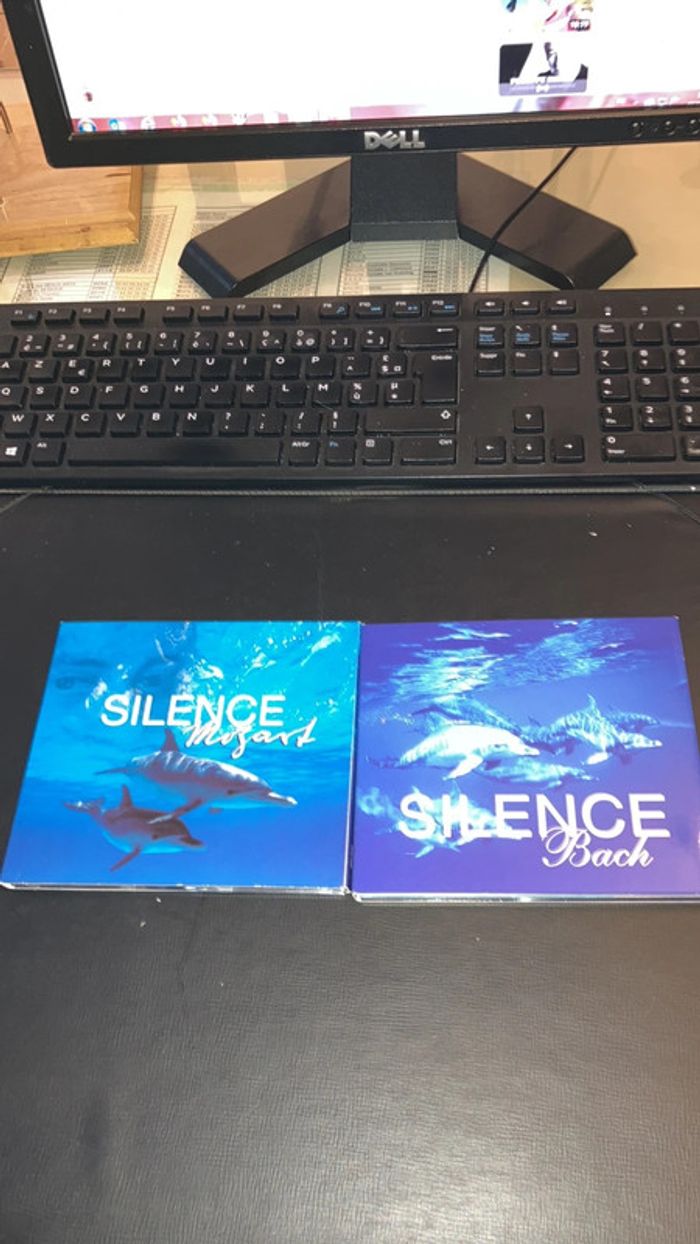 Lot 2 CD. Silence Mozart et Silence Bach.