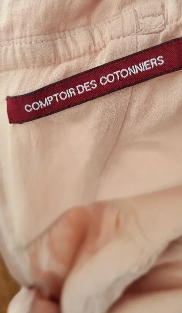 Robe rose nude bustier comptoir des cotonniers 34 - photo numéro 3