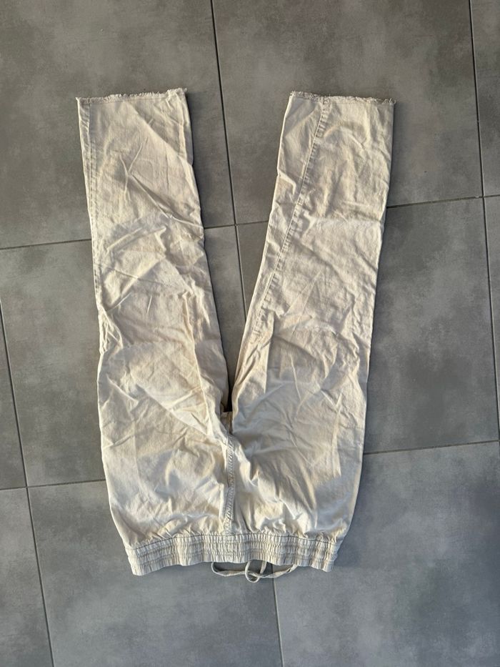 Pantalon style cargo femme beige taille M Mango - photo numéro 2