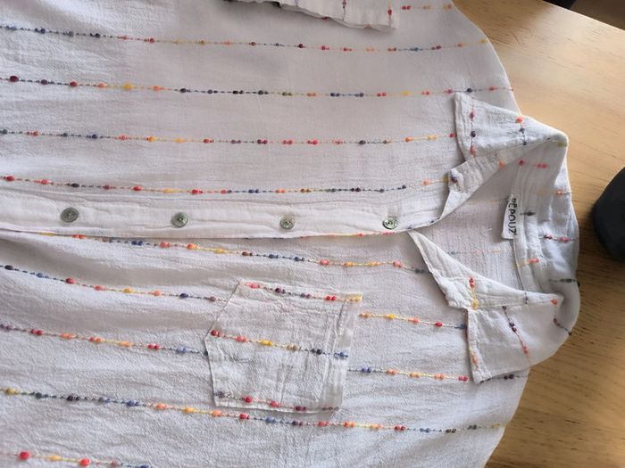 Magnifique chemisier blanc broderie - photo numéro 3