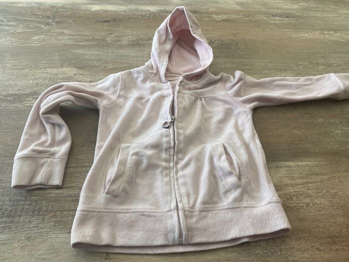 Sweat capuche veste fille 6 ans - photo numéro 2