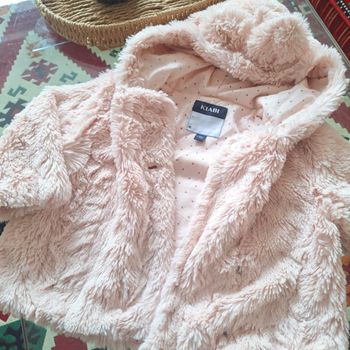 Manteau fourrure18 mois