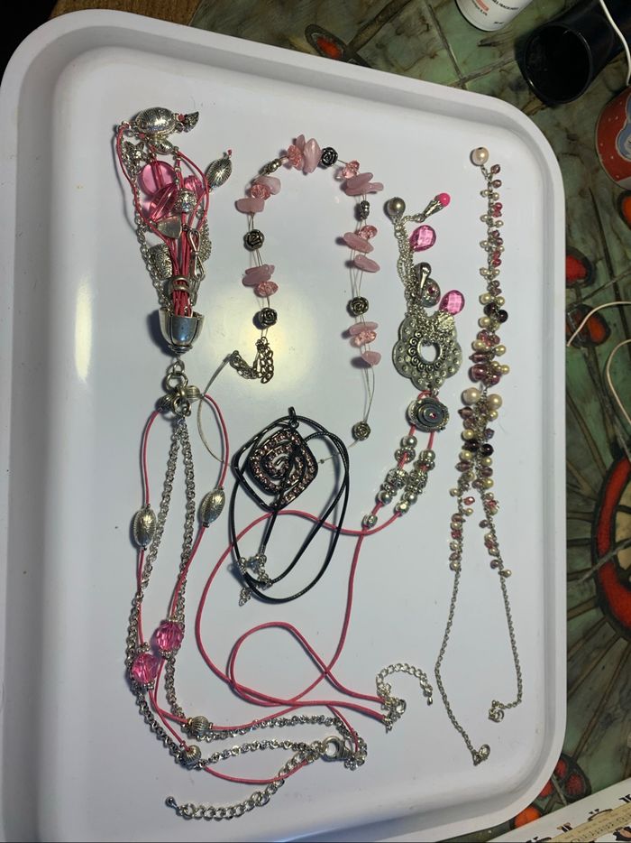 Gros lot bijoux roses ( voir descriptif) - photo numéro 10