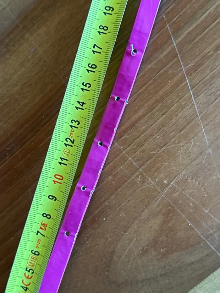 Ceinture fine, enfant, fille fuchsia, 75 cm - photo numéro 4