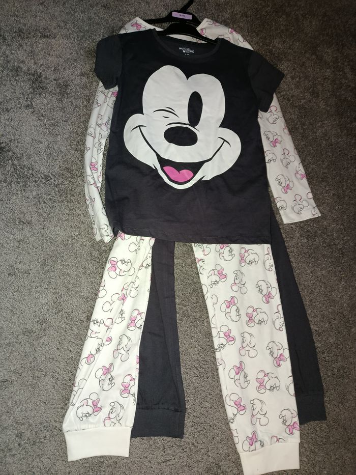 Lot pyjamas minnie1 manches longues