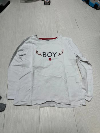 T-shirt blanc, Kiabi, six ans