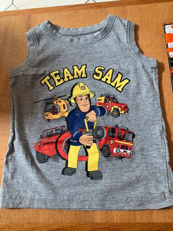 Débardeur Sam le pompier C&A 92 cm