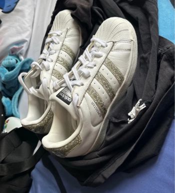 Chaussure argenté super star