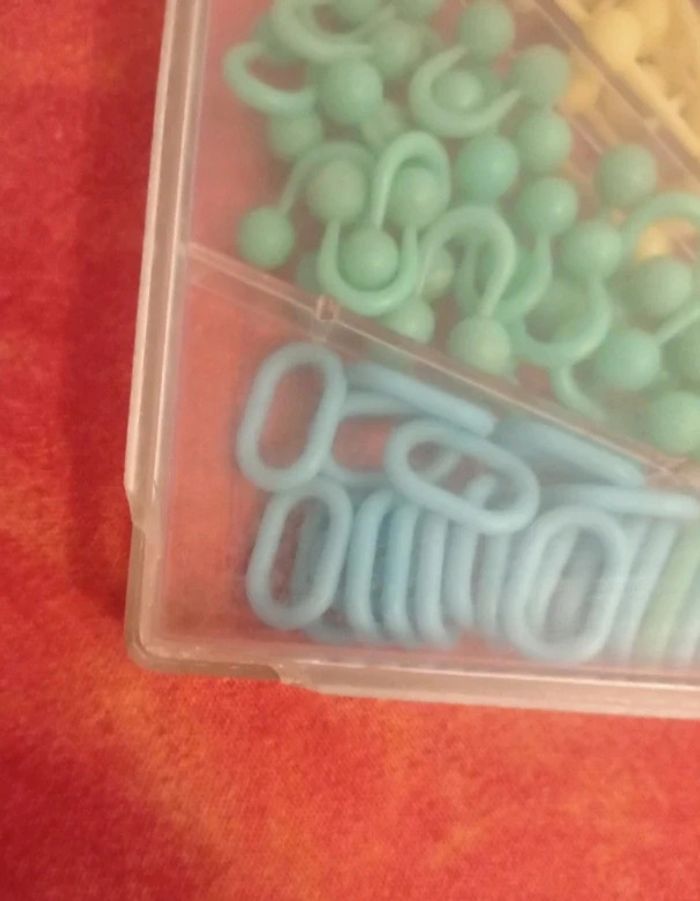 Jeu ancien de perles , anneaux vintage - photo numéro 4