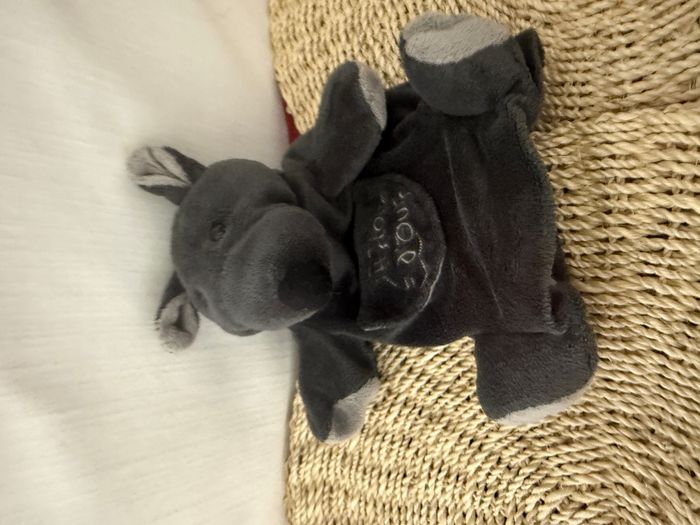 doudou marionnette rat souris gris noir HISTOIRE D'OURS - photo numéro 4