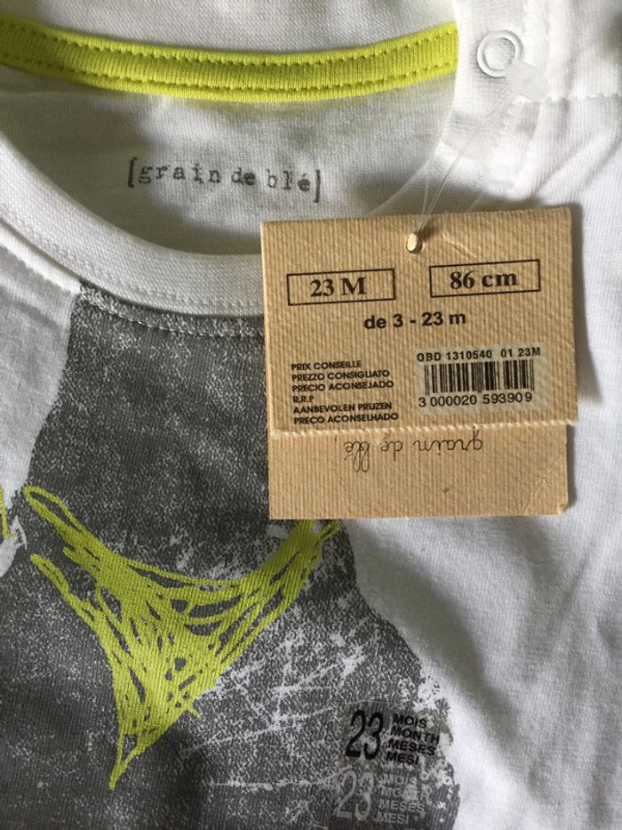 tee shirt neuf 23 mois - photo numéro 2