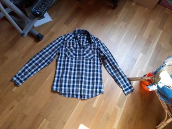 Chemise manches longues carreaux