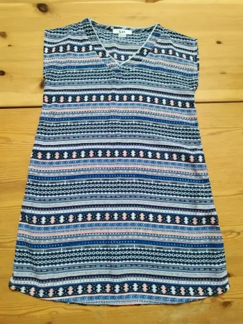 Robe bariolée