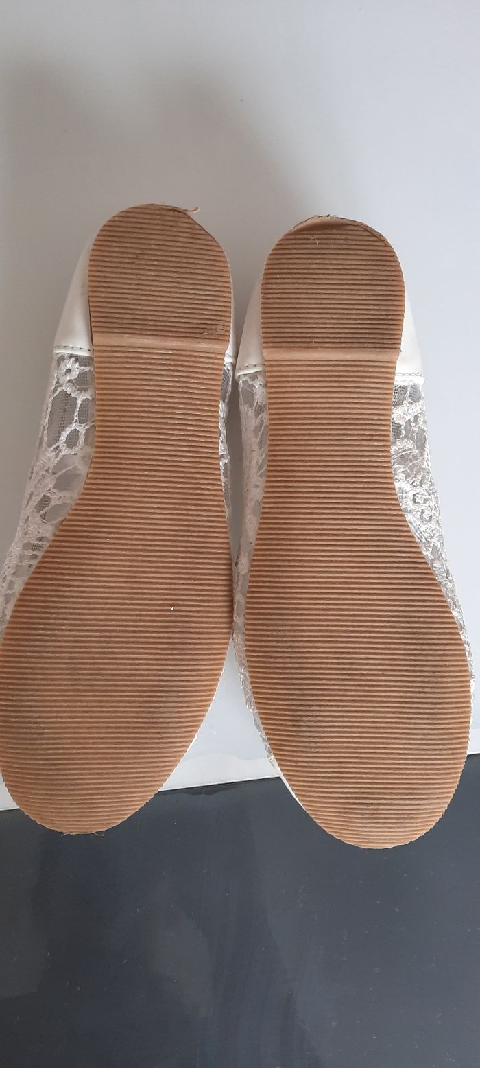 Chaussures blanc-creme - photo numéro 4