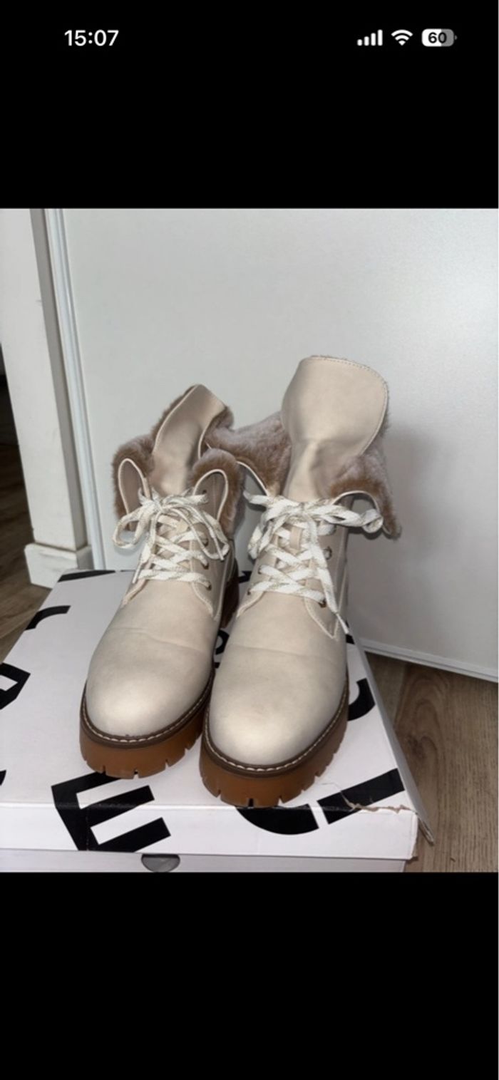 Bottes beiges - photo numéro 2