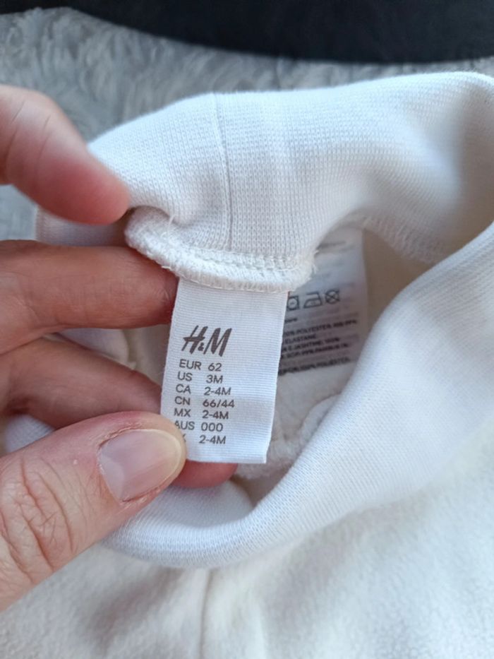 Bas de pyjama ou pantalon avec pied Mixte 3 mois H&M - photo numéro 5