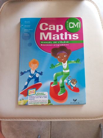 Manuel de l'élève Cap maths cm1