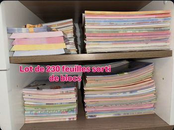 💌 Gros lot 230 feuilles Diddl sans doublon – Idéal pour collection