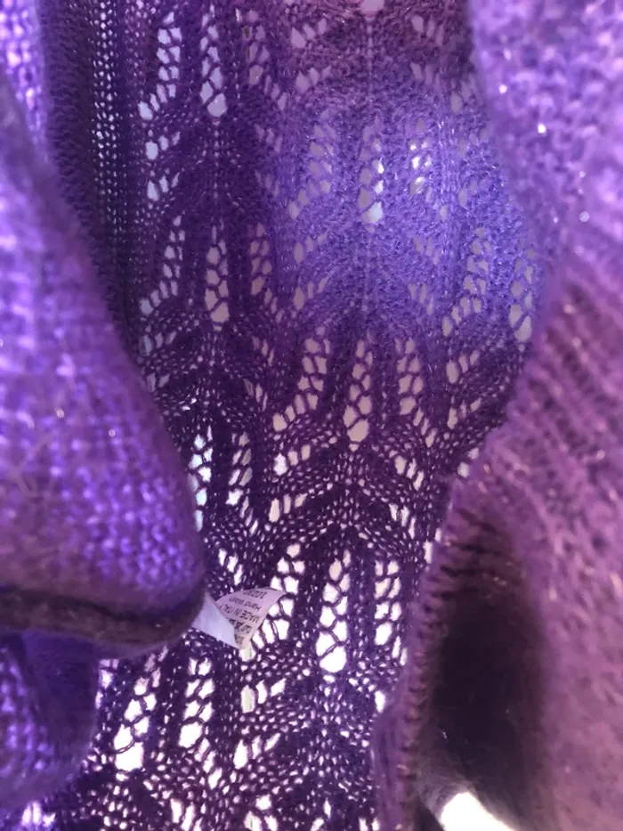 Pull oversized violet - photo numéro 3