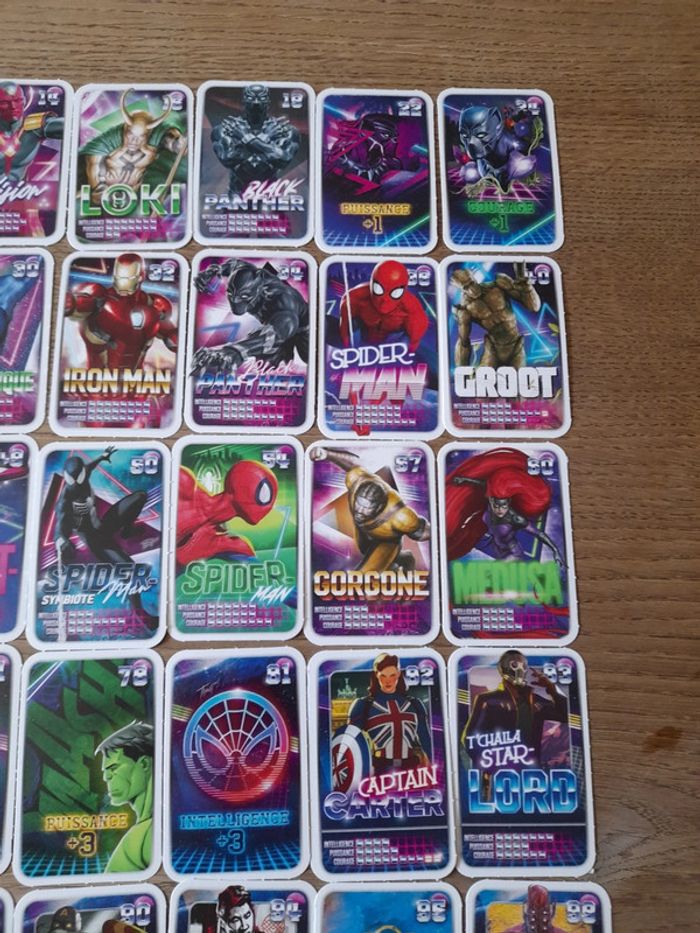 43 cartes Neuf Marvel - photo numéro 4