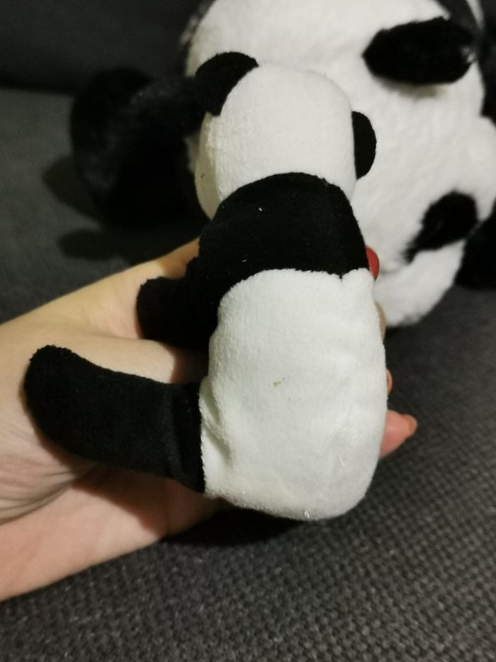 Peluche panda maman er bébé - photo numéro 3