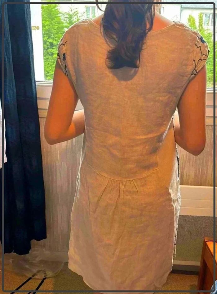 Robe  bi  matière  taille  42 - photo numéro 4