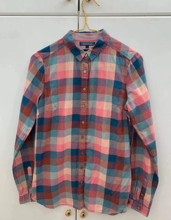 chemise rose à carreaux tommy Hilfiger taille S en très bon état