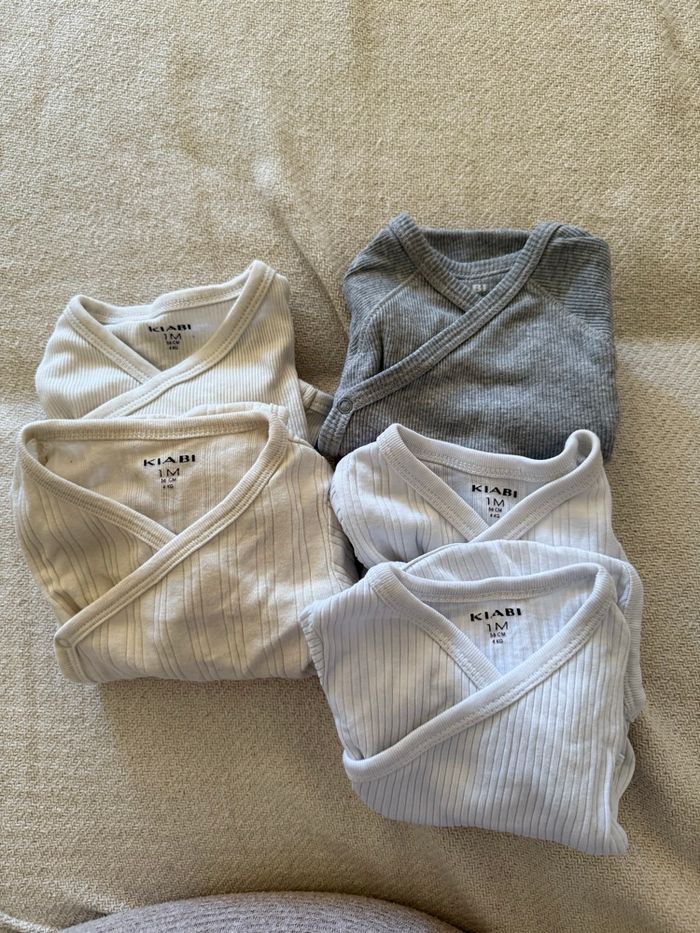 Lot de 5 bodies Kiabi