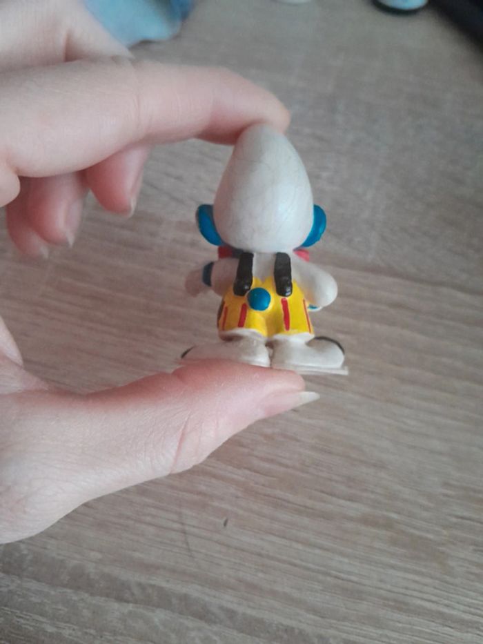 Magnifique stroumpf clown vintage - photo numéro 3