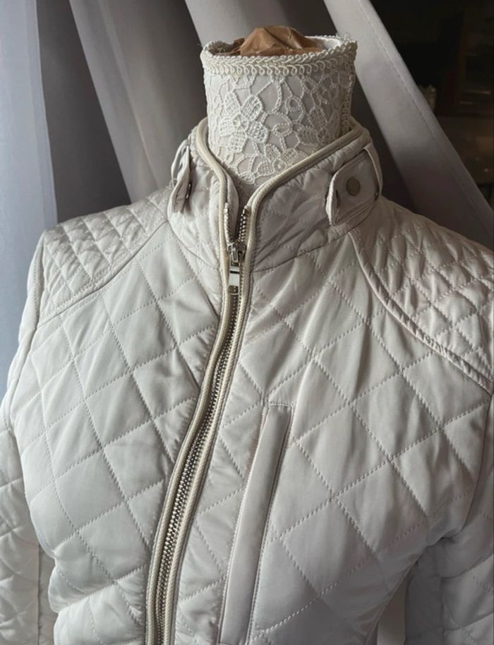 Veste matelassée crème Zara - photo numéro 2