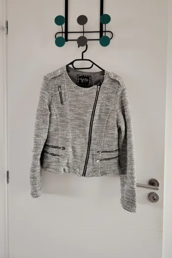 Veste grise & blanche taille L