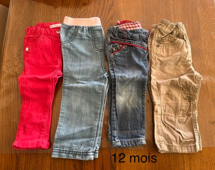 Lot jeans 12 mois