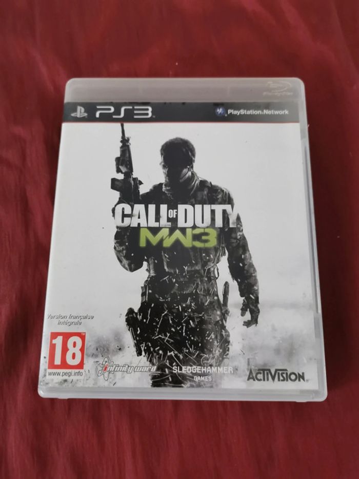 Jeu. PS3. Call of Duty. MW3