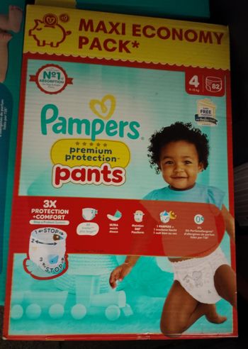 Couche pampers 4 et 5