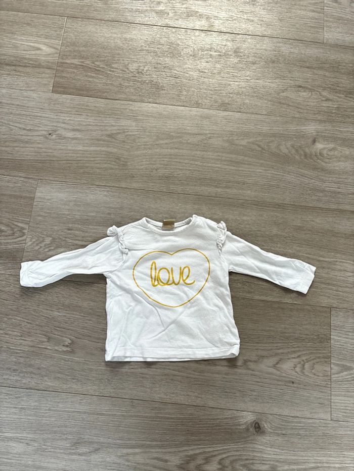 T-shirt manches longues 6 mois
