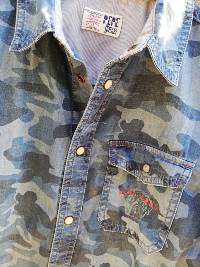 Superbe chemise pepe jeans 14ans - photo numéro 5