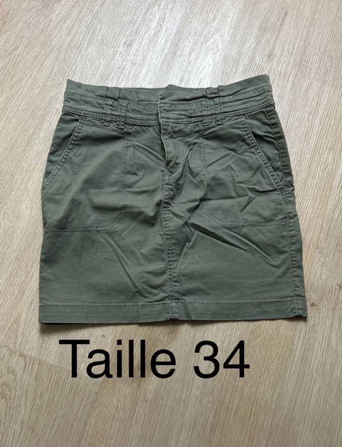 Jupe verte taille 34