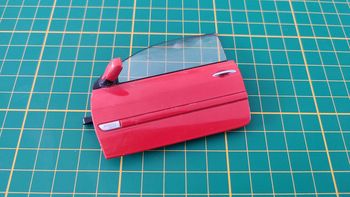 Porte gauche pièce détachée miniature Burago Renault Megane Sport 1/18 1/18e 1/18ème #B52
