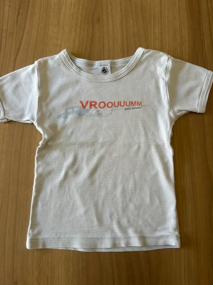 Tee shirt petit bateau 5 ans - photo numéro 3