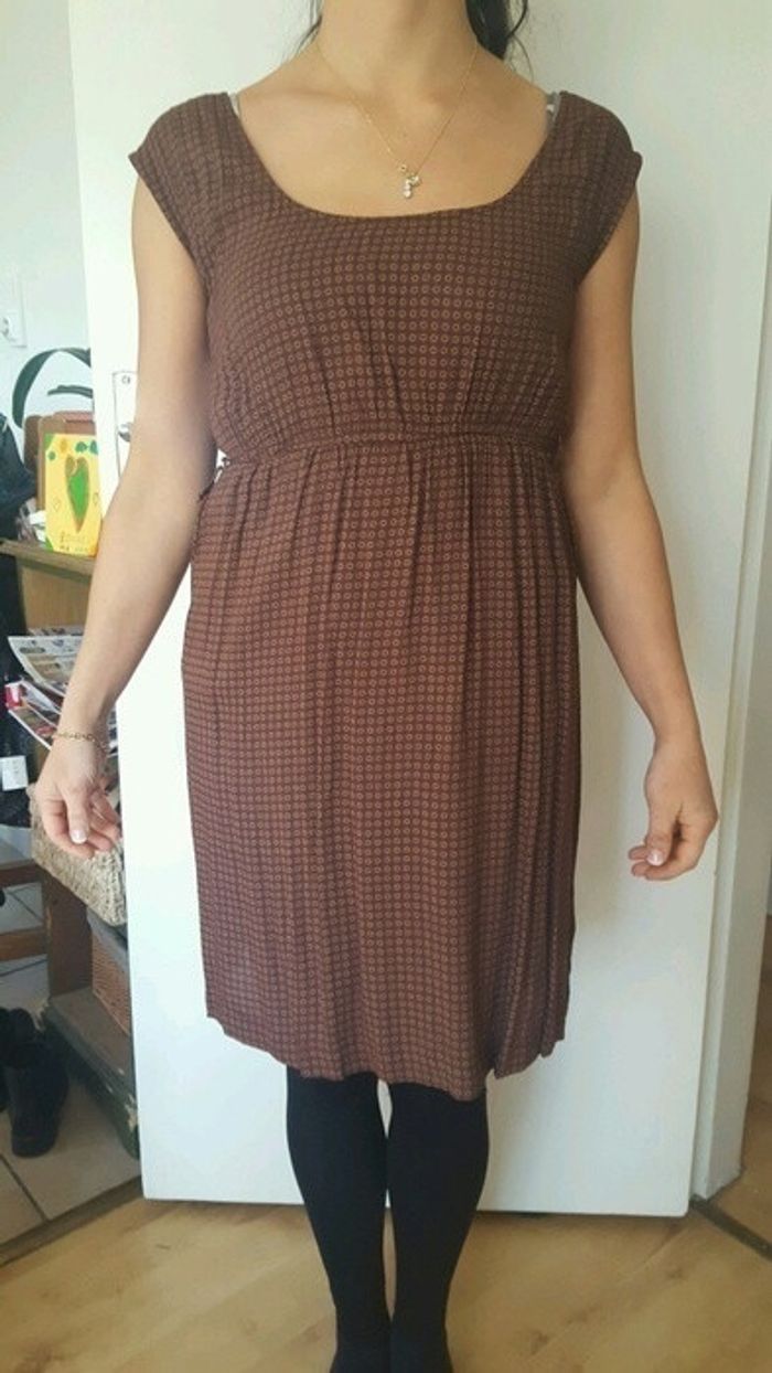 Robe cache cache marron