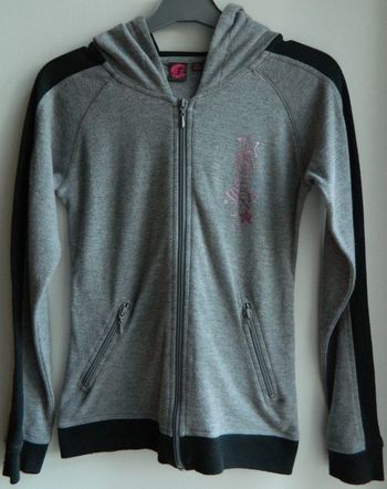 Gilet à capuche  zippé T 12 ans "Kiabi"