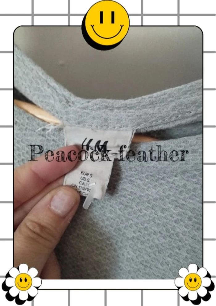 Pull h&m homme S/36 gris - photo numéro 7