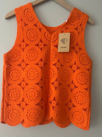 Top en crochet 